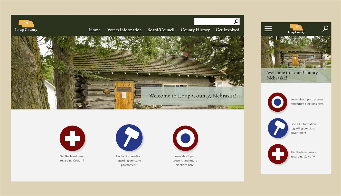 Website Design Nebraska UI/UX redesign app design colorful united states usa