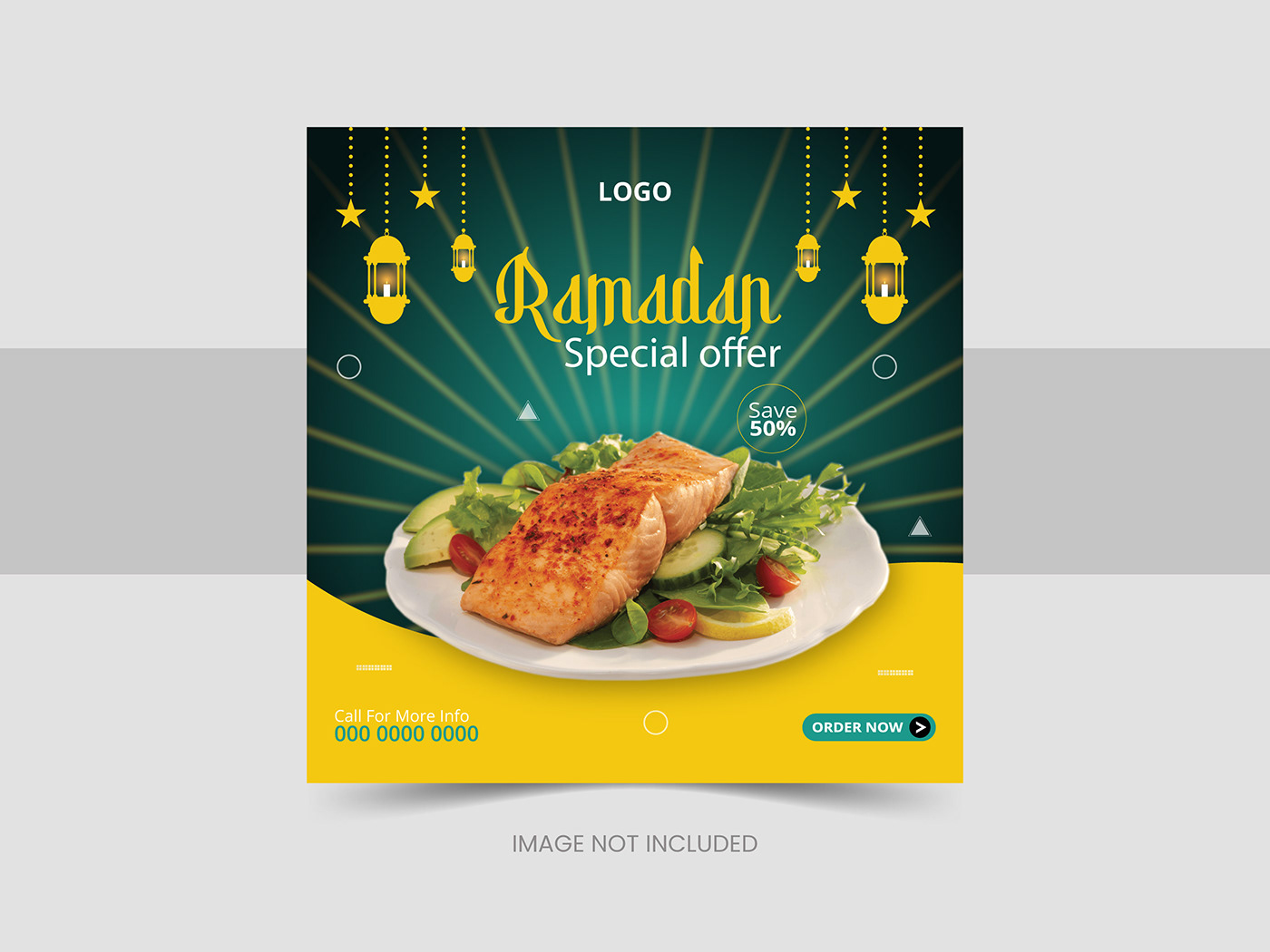 ramadan kareem islamic muslim arabic Social media post marketing   Food  Advertising  clean