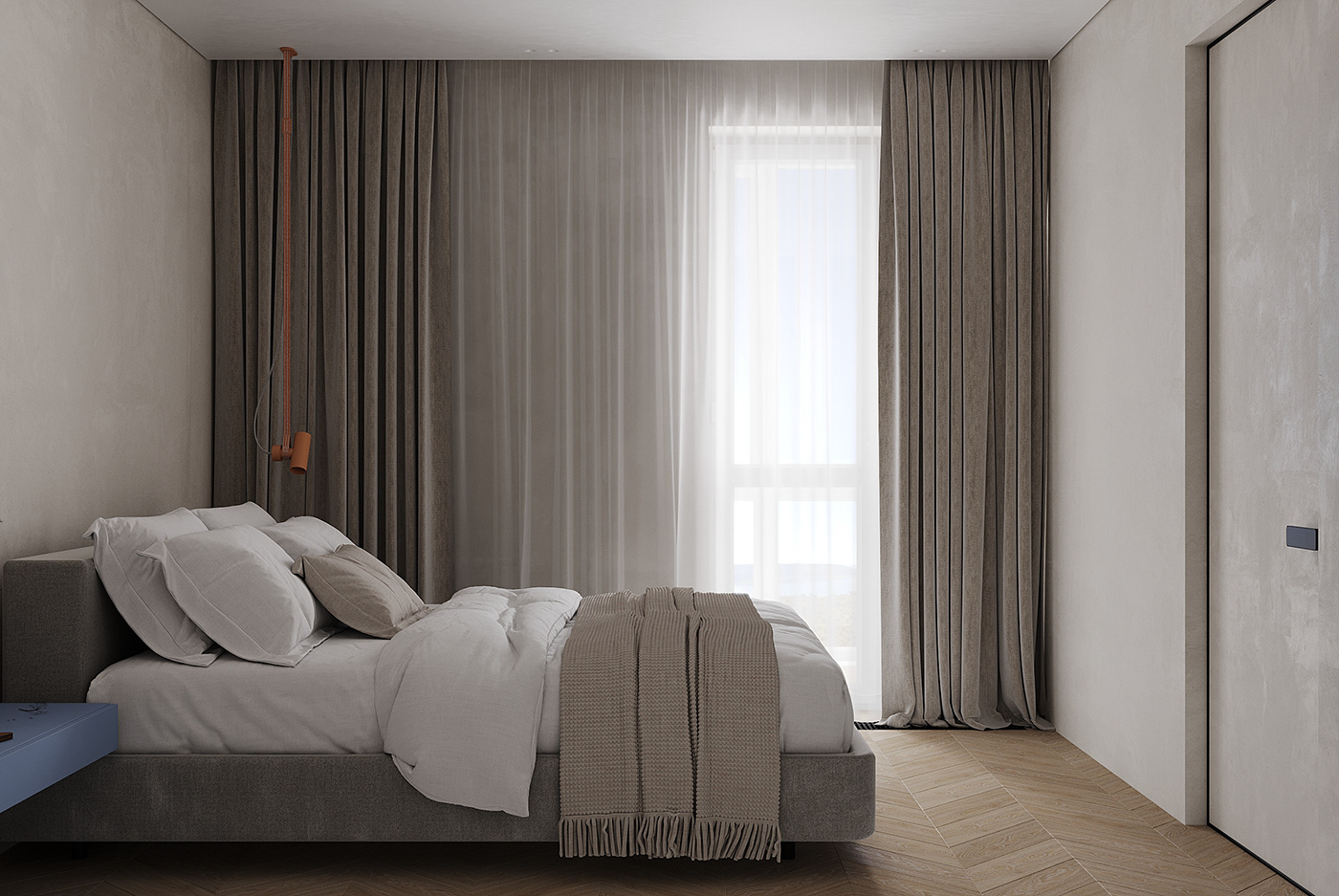3ds max architecture archviz bedroom designs  Bedroom interior CGI cozy interior interiors visualization