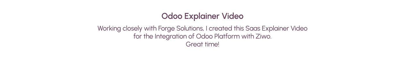 saas explainer video motiongraphics animation  storyboarding   ILLUSTRATION  odoo SaaS Product user experience storyboard design Ziwo
