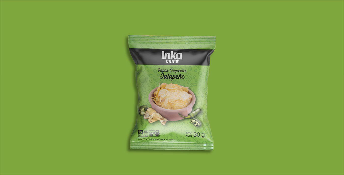 chip Packaging design visual identity