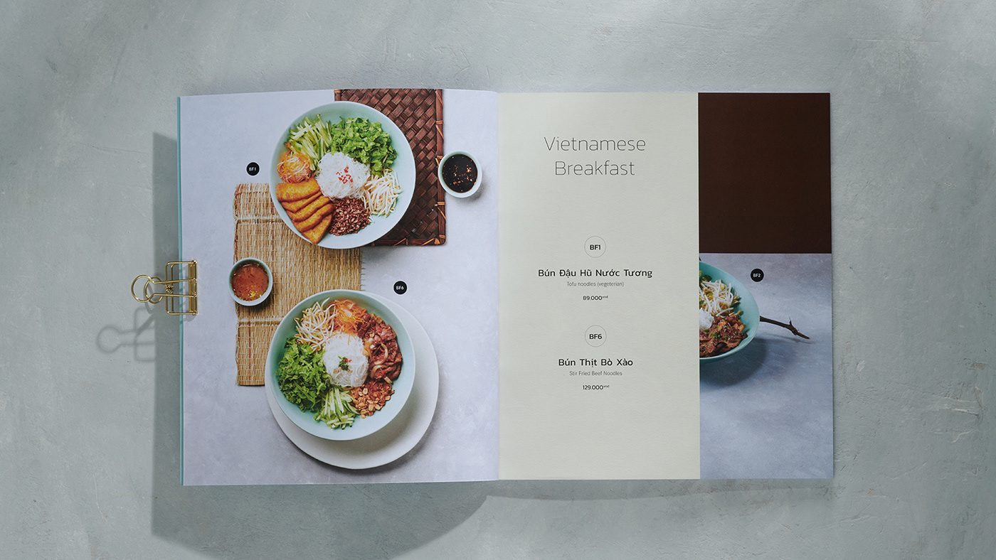 laang menu design food photography restaurant laang restaurant Asian Food vietnamese food healthy food vietnamese restaurant vietnam
