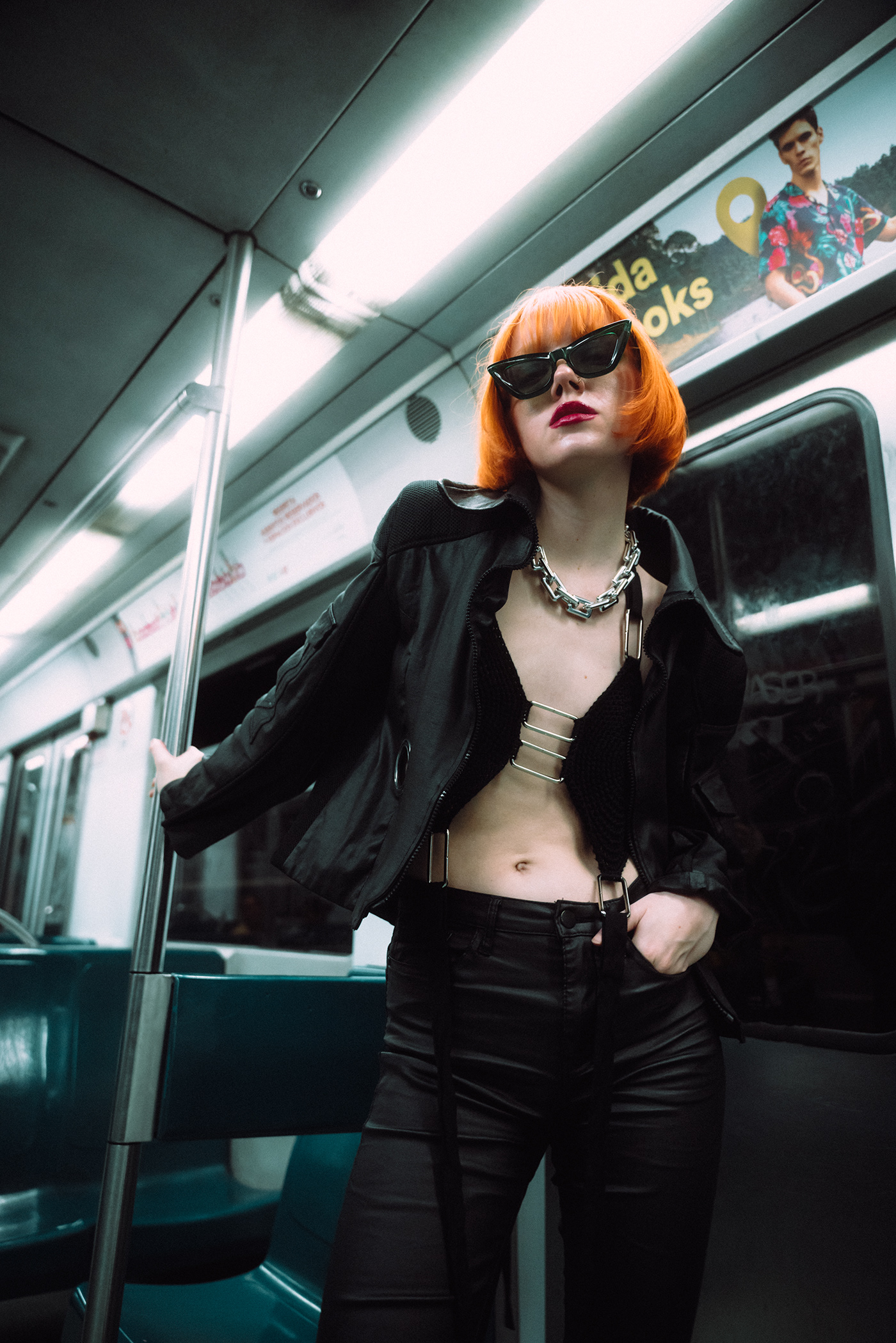 CDMX Fashion  metro model person Photography  photoshoot portrait Style Urban