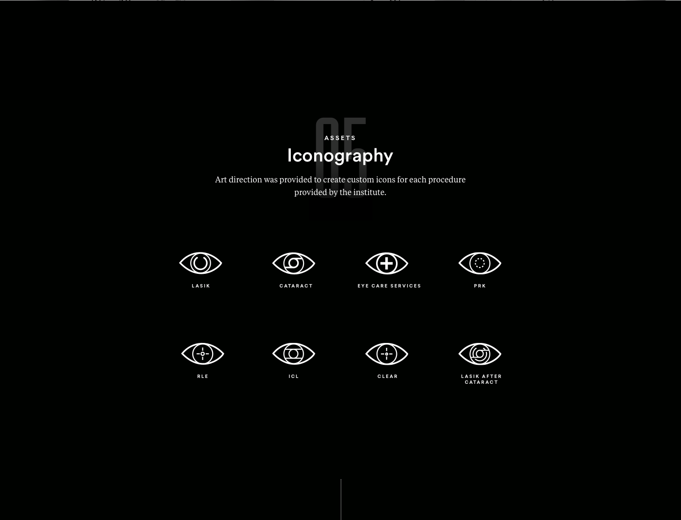 eye care UI ux Interaction design  healthcare Website graphic design  typography   doctor medical