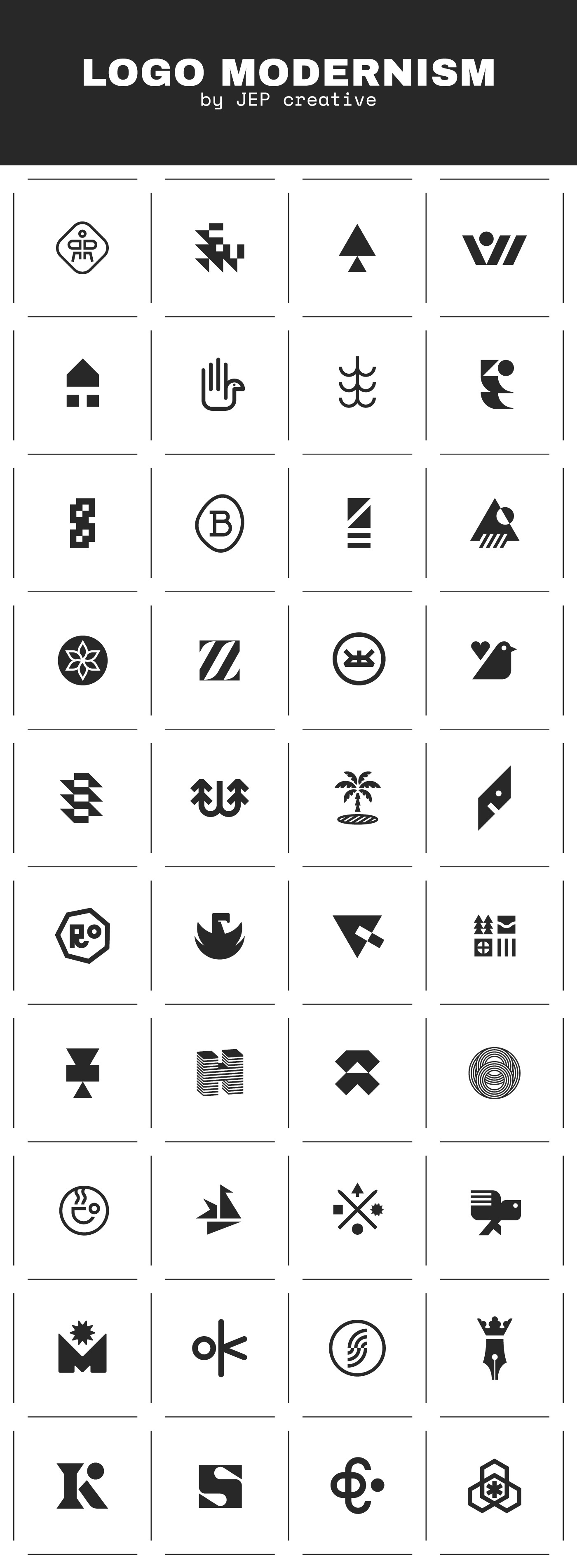 logo Logotype logomark Icon symbol modernism visual identity branding  mark abstract