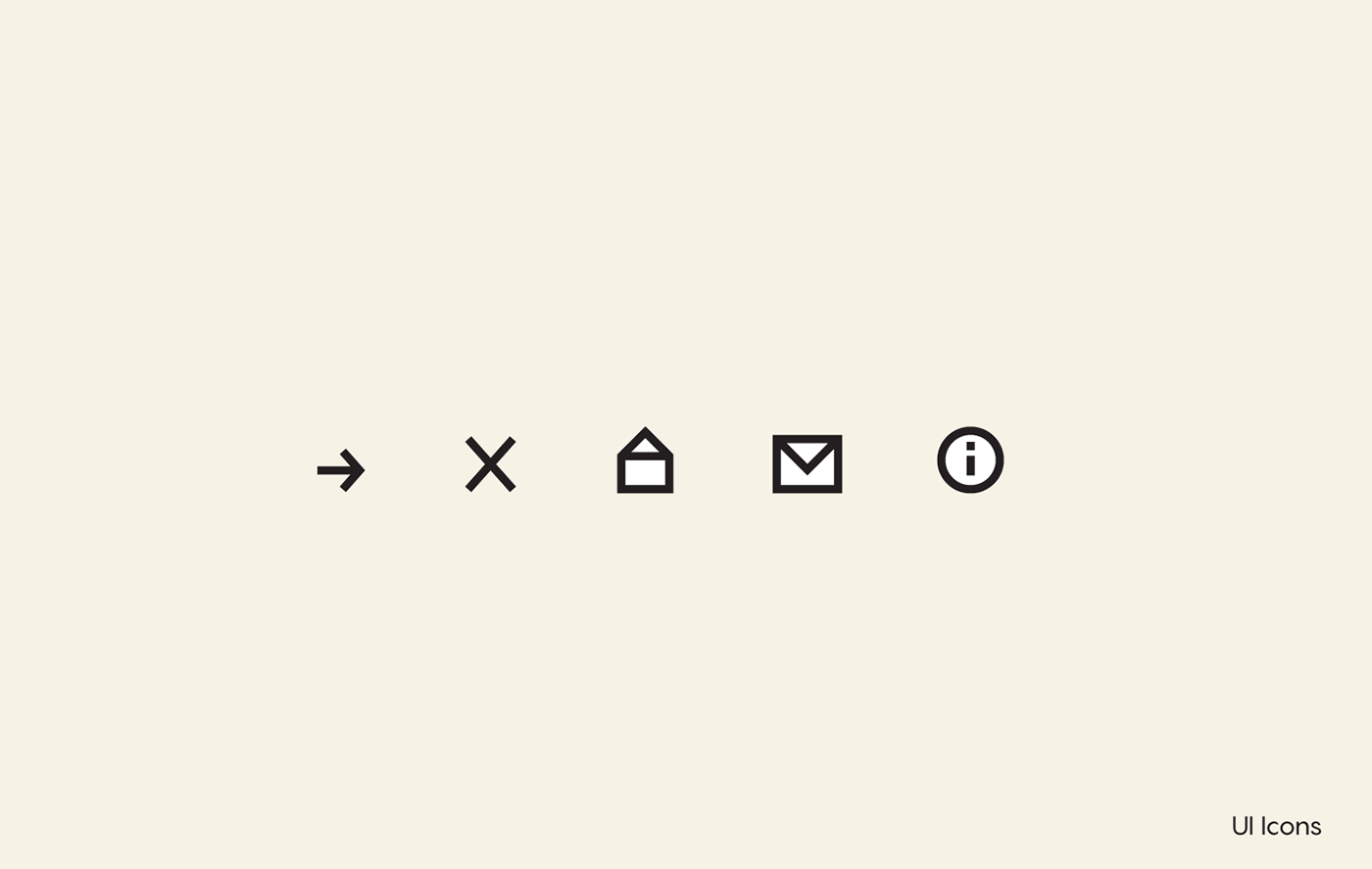 UI icons for Ordinary landing page
