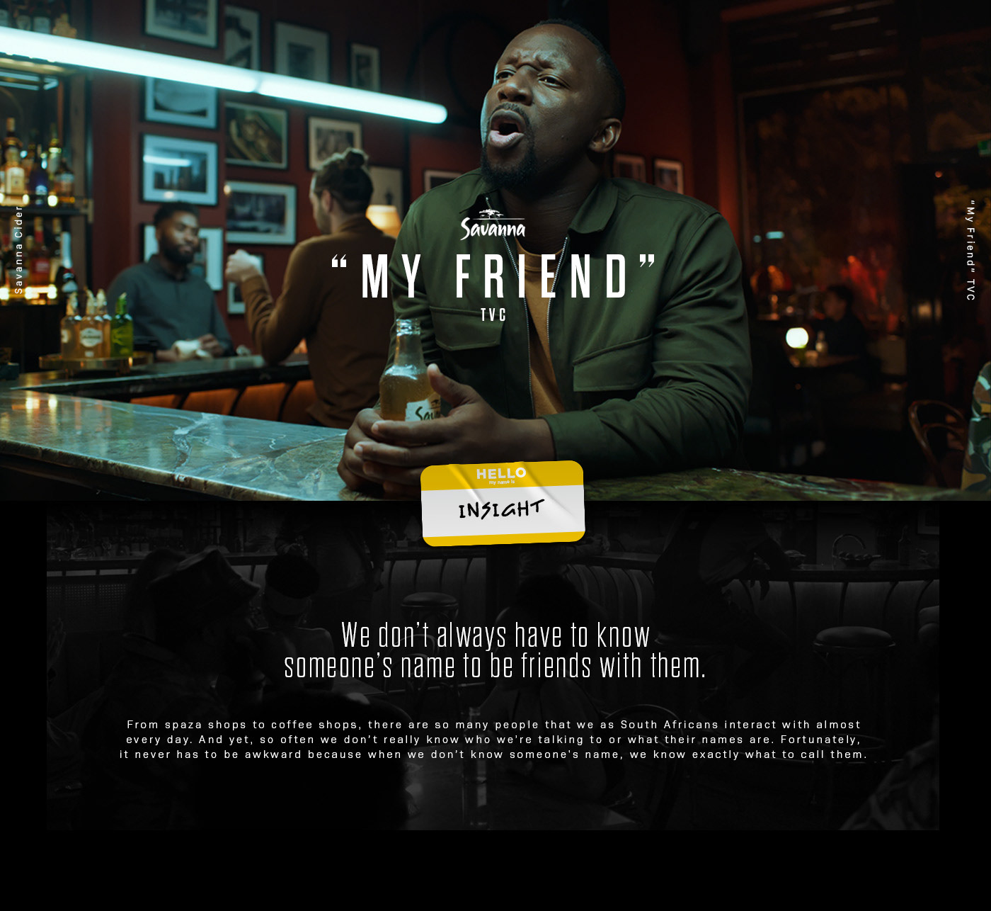 Advertising  alcohol art direction  cider copywriting  Film   savanna south africa tvc video