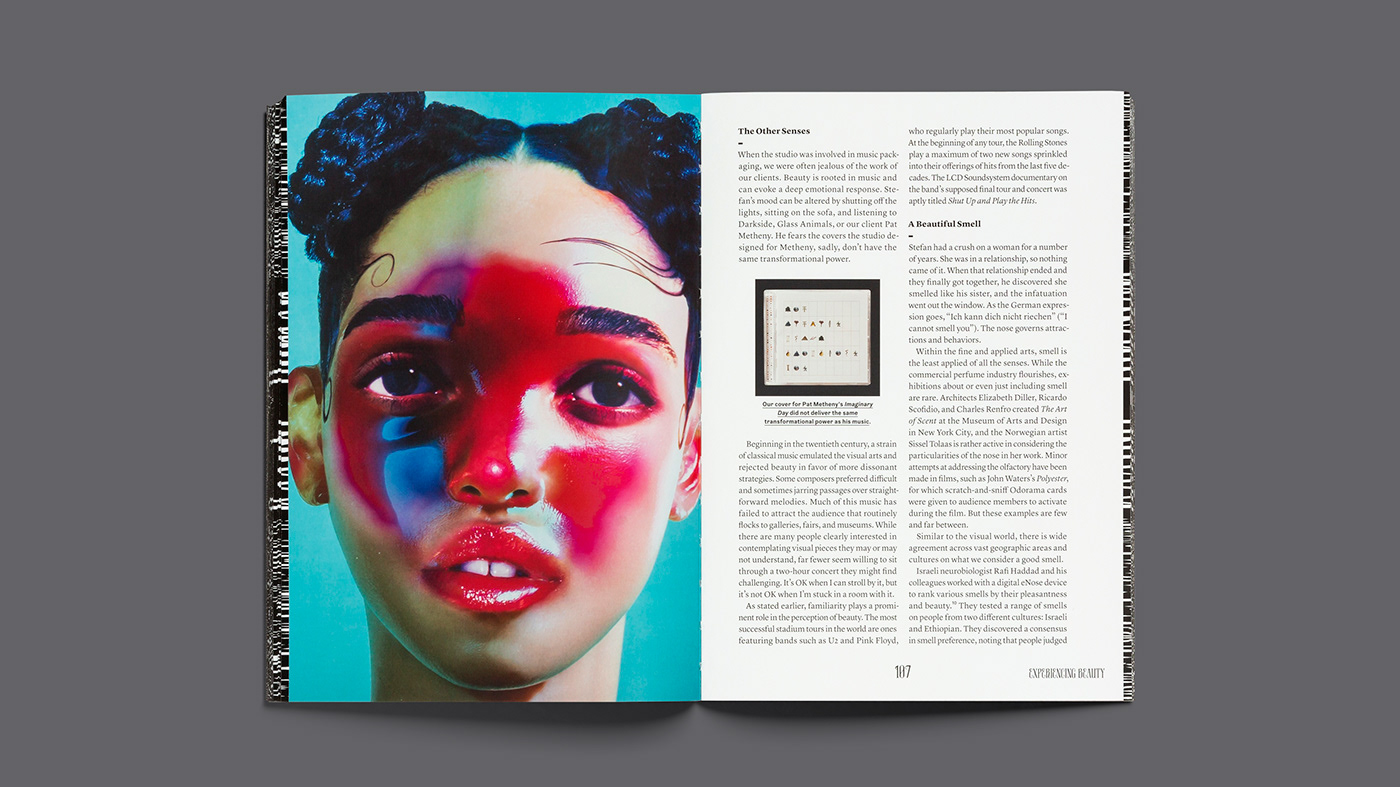 beauty book editorial print