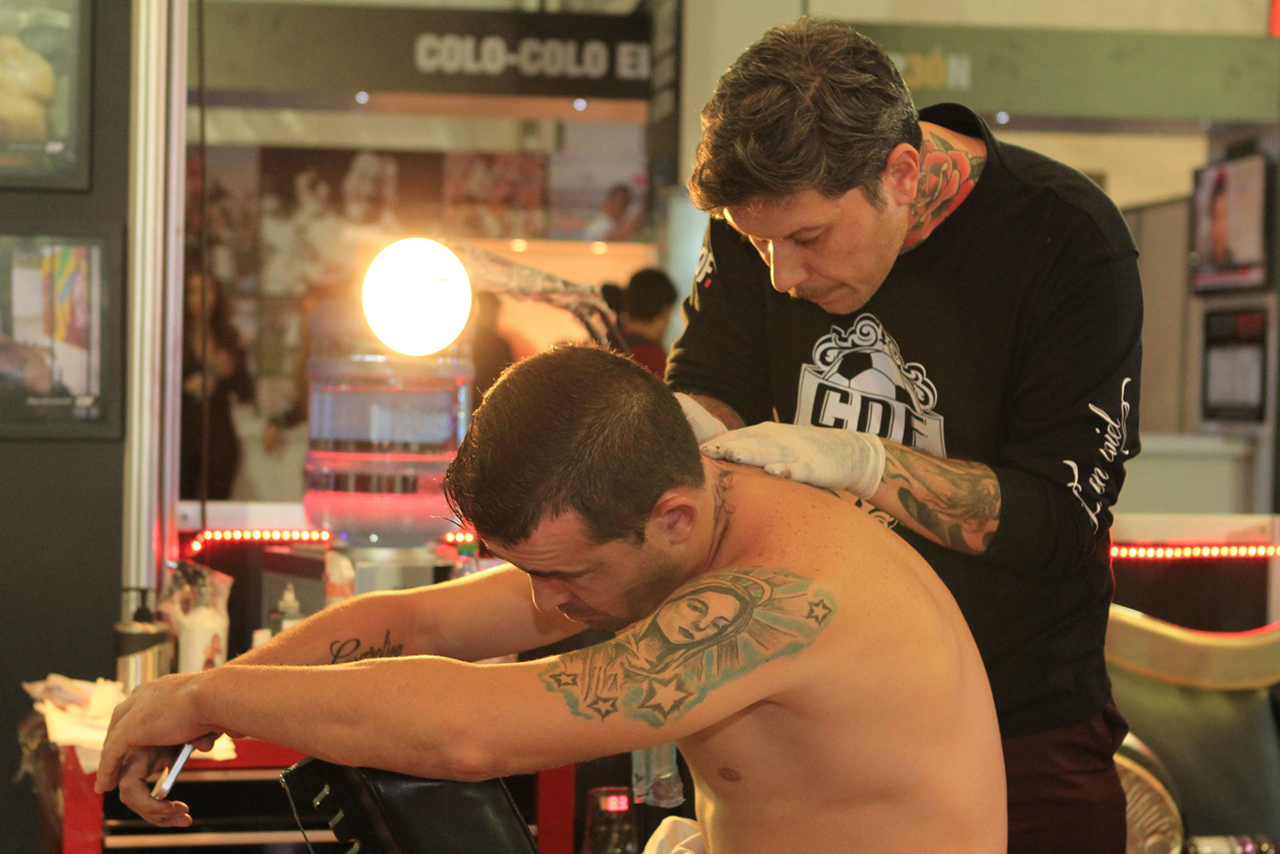 CDF Futbol Expo Fútbol tatto tatuaje marlon parra kinderlab