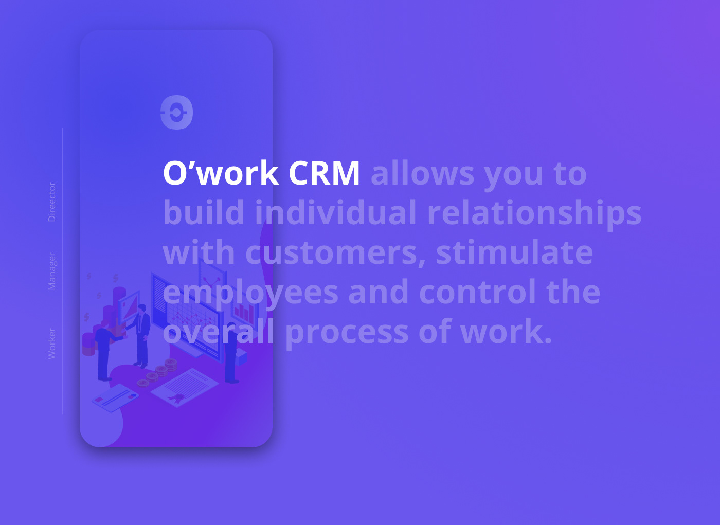 CRM Interface mobile UI ux