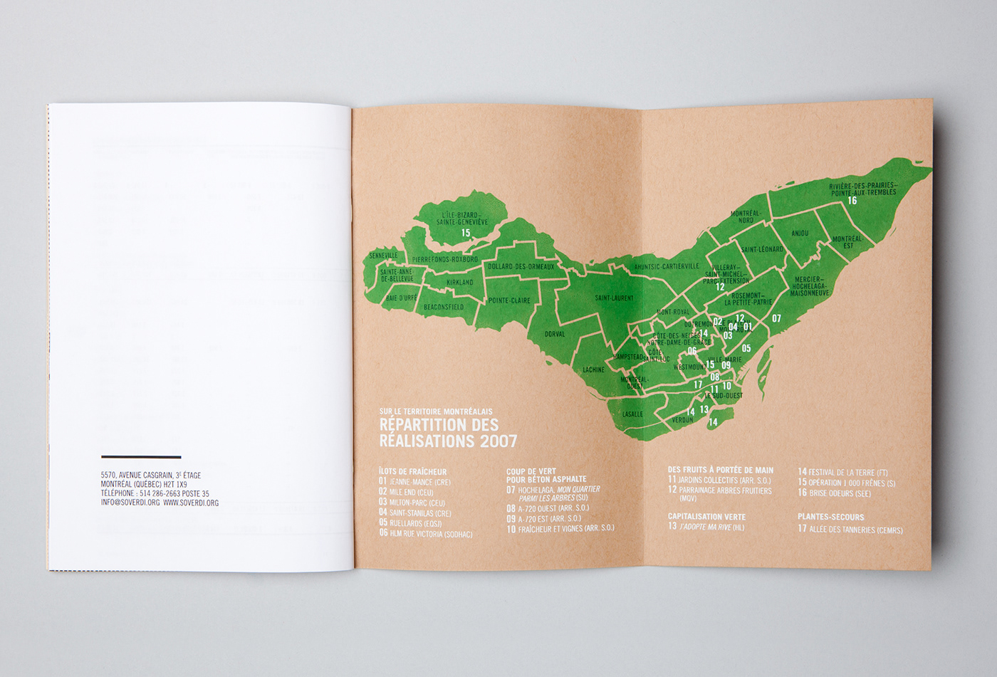 environment Kraft Montreal sérigraphie social cause annual report Serigraphy