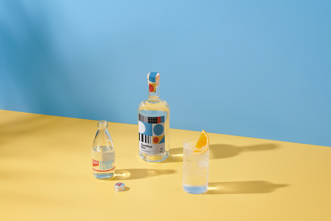Branding， distillery gin Label label design Logo Design Packaging Sundays visual identity pattern