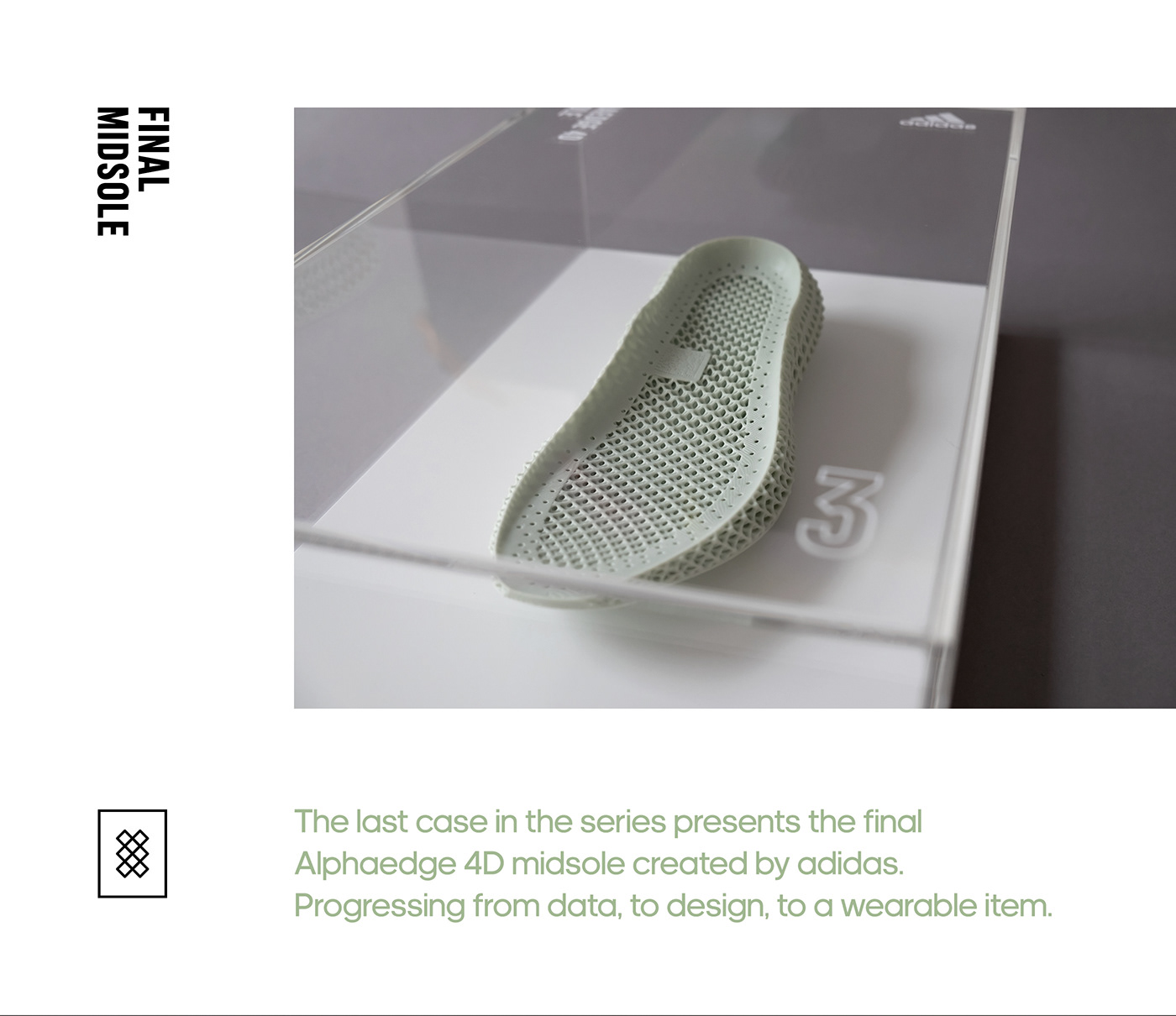 Exhibition  Event adidas industrial design  models shoe display case museum