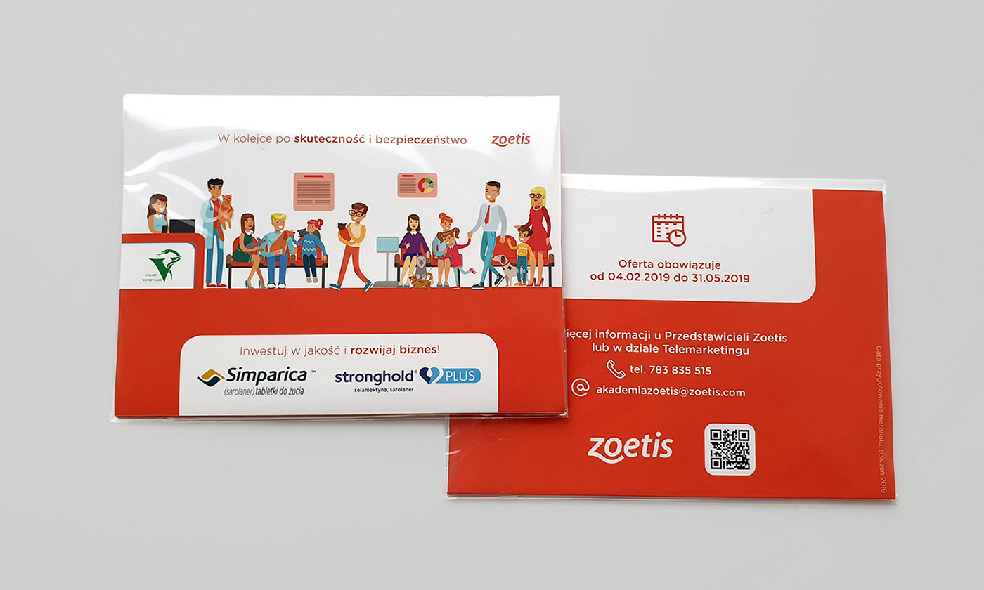 3D brochure leaflet marketing   pop-up sale simple Stand vet
