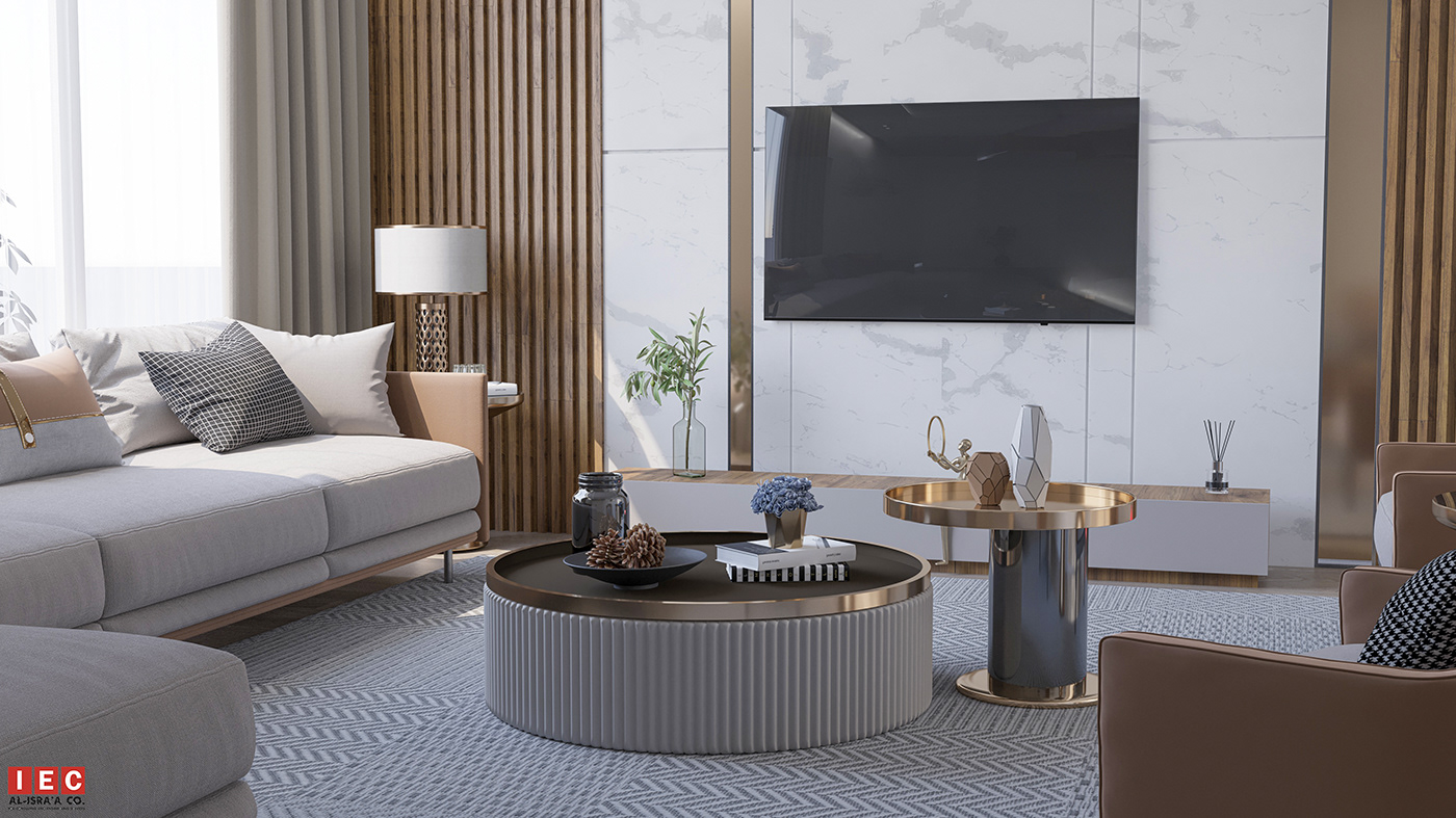3dsmax architectural design corona home design interior design  living room Modern Design visualization