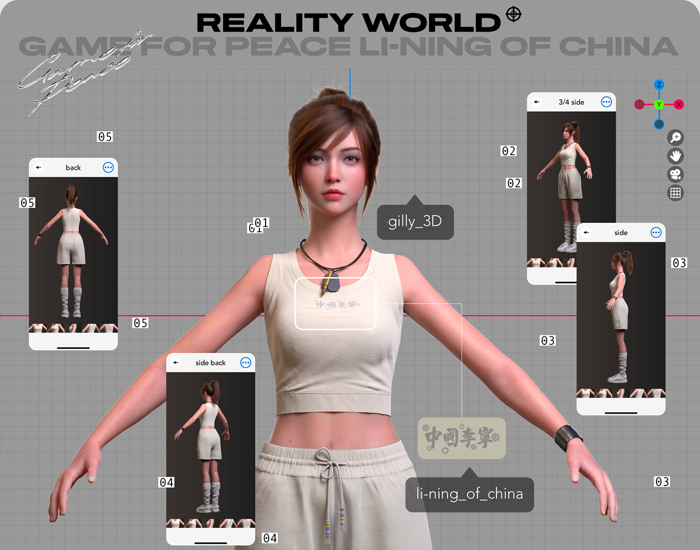 game Gaming 3D CGI lining china metaverse web3