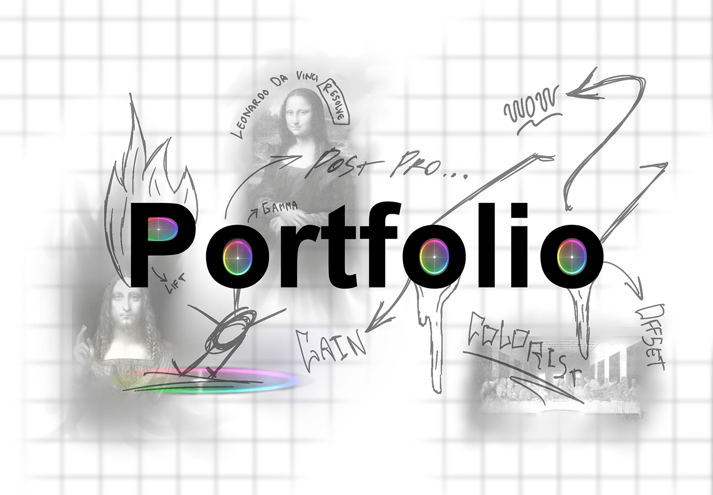 colorist Editor portfolio Post Production 2023. personal branding analog short film