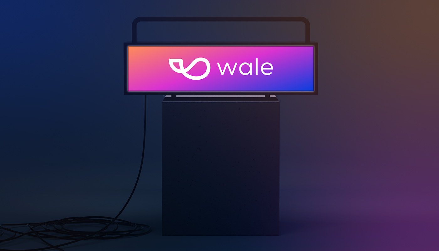 logo Logo Design coin blockchain crypto token Whale brand identity digital marketing agency Marketing Agency Logo