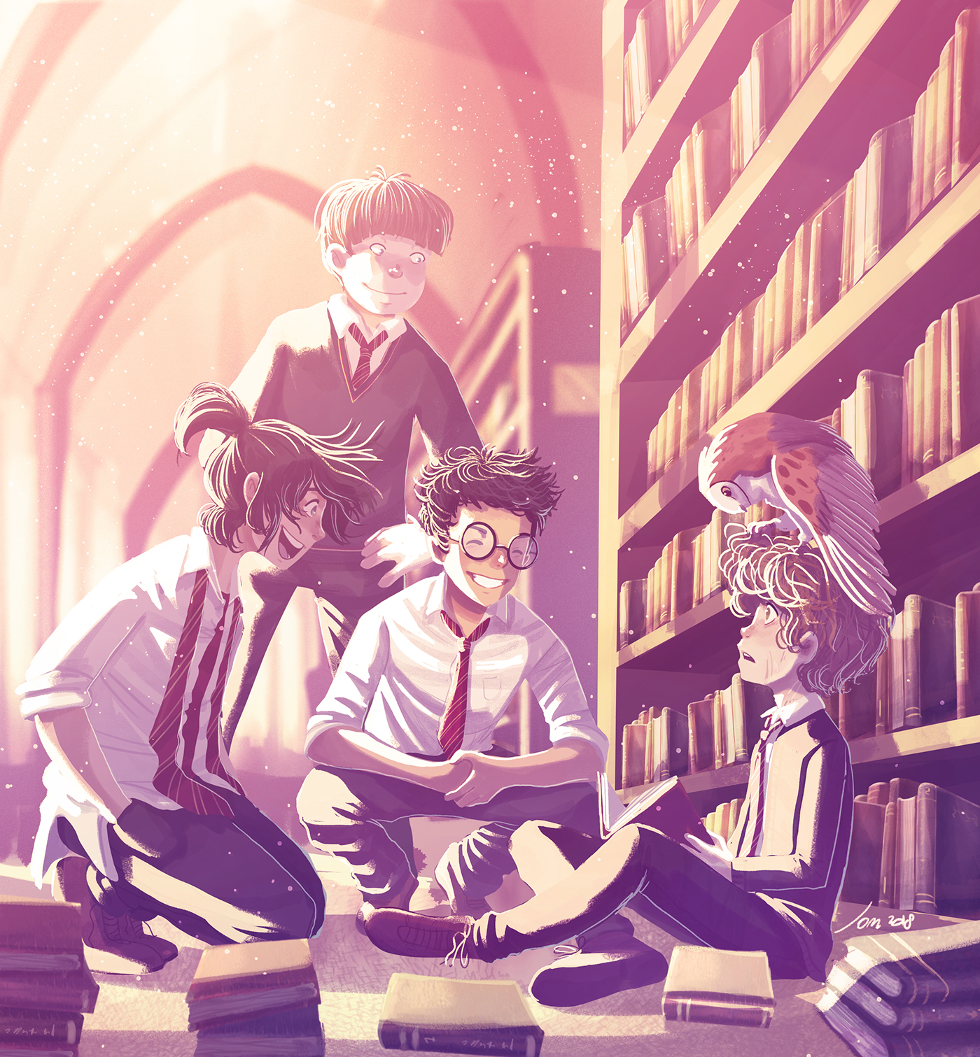 A Marauders Fanart From The Harry Potter Book Series. 