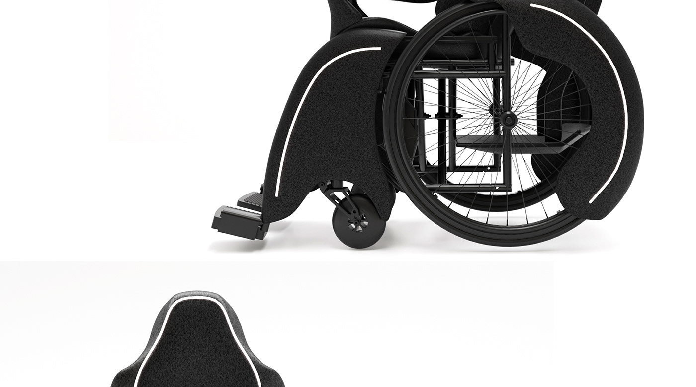special needs disability inclusion wheelchair seat product industrial design  comfort renovation future