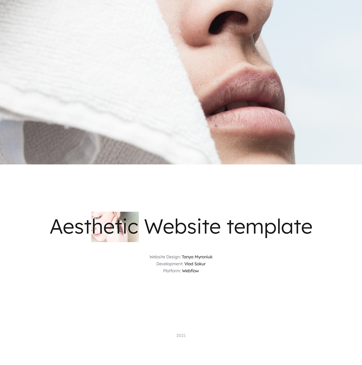 beauty beauty salon Business Design Business Website Spa template Webflow Webflow Template Website Website Design