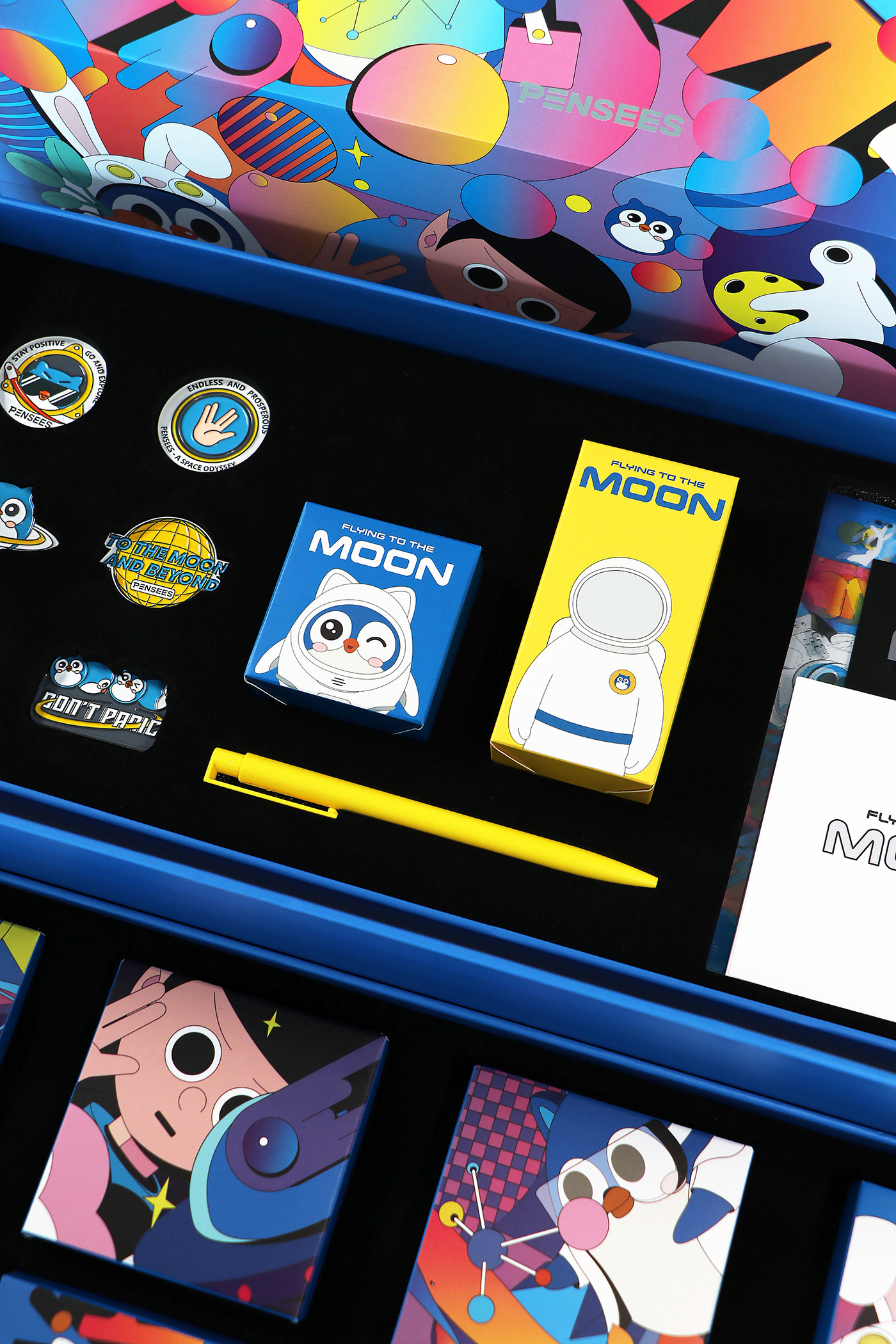 festival IP moon package 冰箱贴 包装 品牌 插画 月球 节日