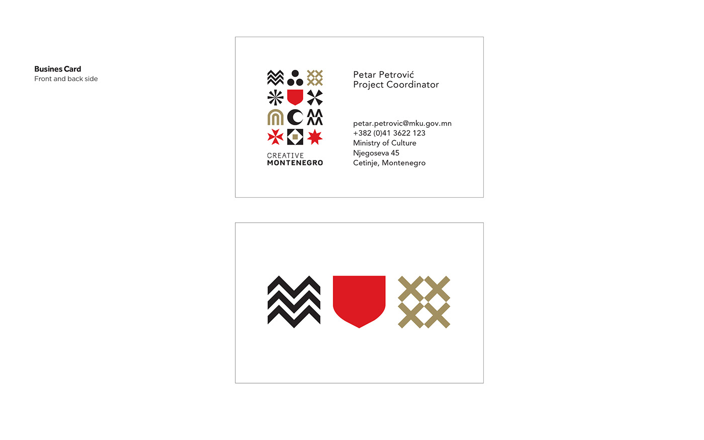 branding  graphic design  visual identity montenegro culture symbols design contemporary modern