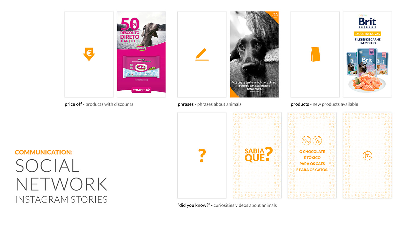 rebranding communication animals webstore Website graphic design logo mobile brand