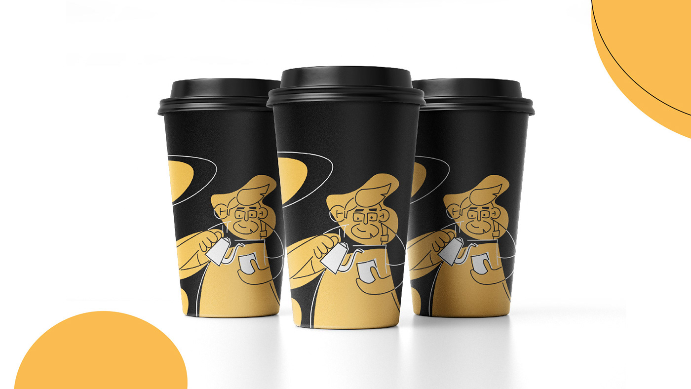 cafe Character design  Coffee coffee cup coffee shop coffeeshop COFIX ILLUSTRATION  Packaging
