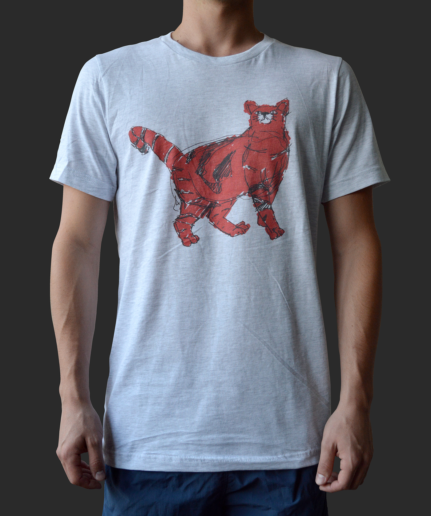 Fashion  design graphicdesign ILLUSTRATION  tee tshirt Clothing Cat cats