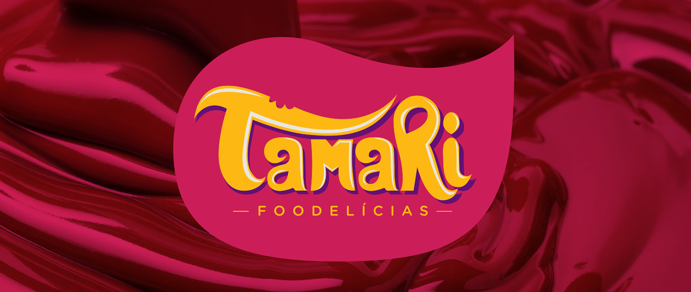 embalagens embalagem Doce Food  gourmet brigadeiro foodbike Tamari Logotipo logo marca identidade