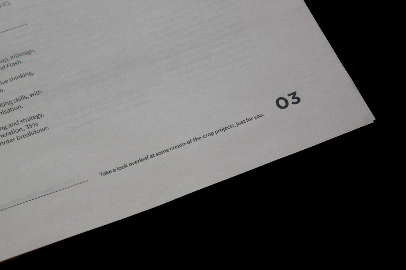 self branding minimal print newspaper design portfolio CV Layout self promotional editorial Personal Identity Curriculum Vitae clean grid system Resume leeds