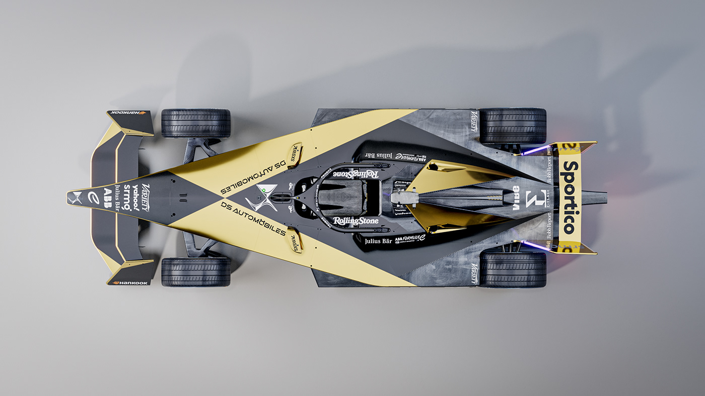 formula e Livery Motorsport livery design f1 Formula 1 automotive   citroen DS fe