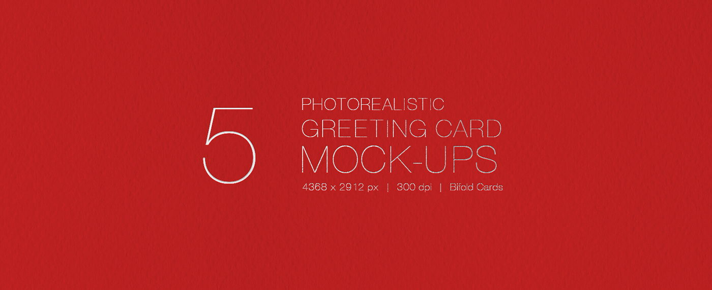 postcard card bifold Mockup mock-up hotfoil letterpress emboss identity greeting
