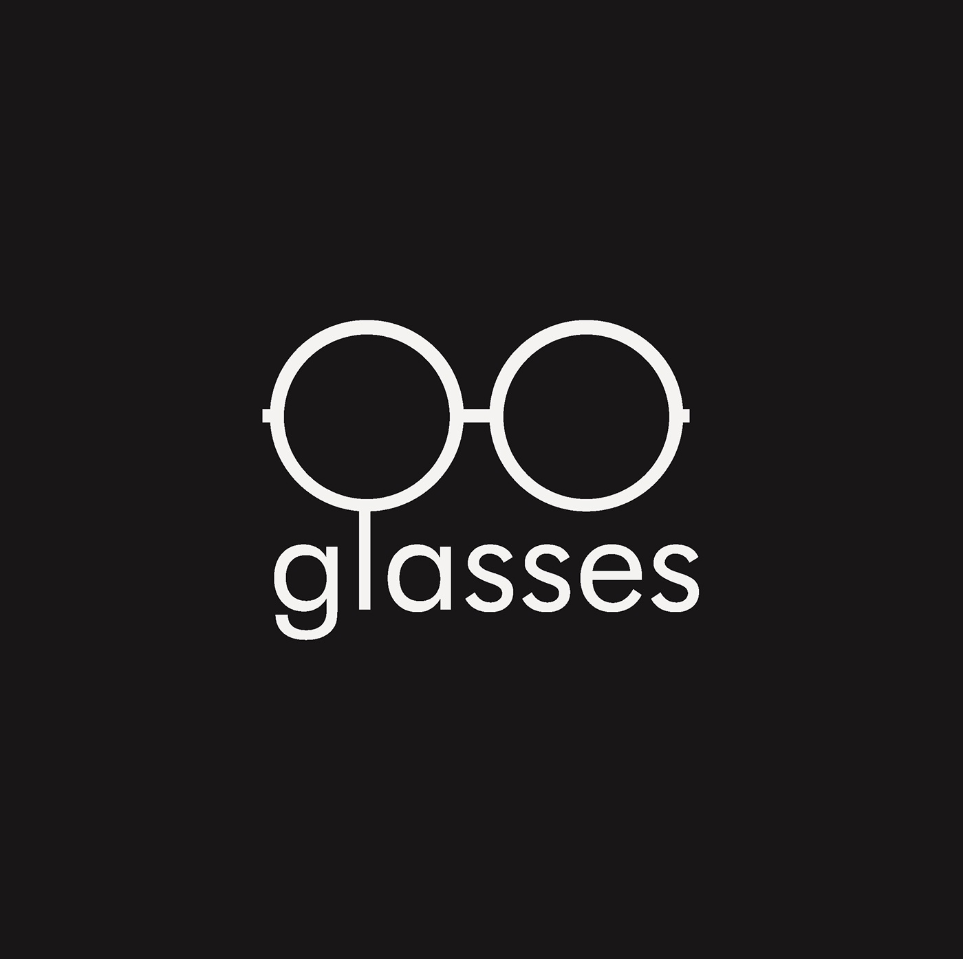Logo glasses on Behance