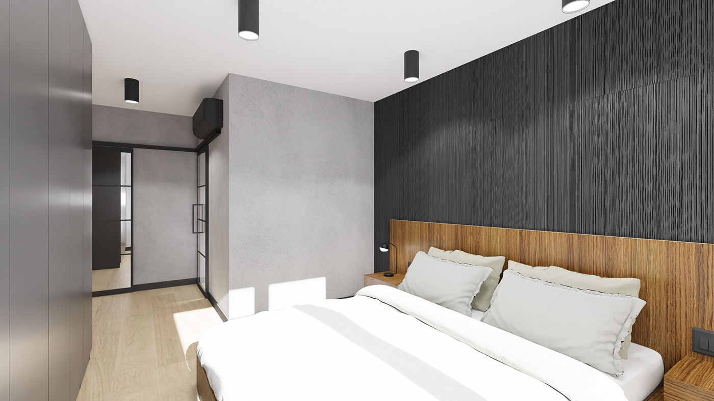 architecture design flat design home interior design  LOFT DESIGN loft interior Menstyle visualization