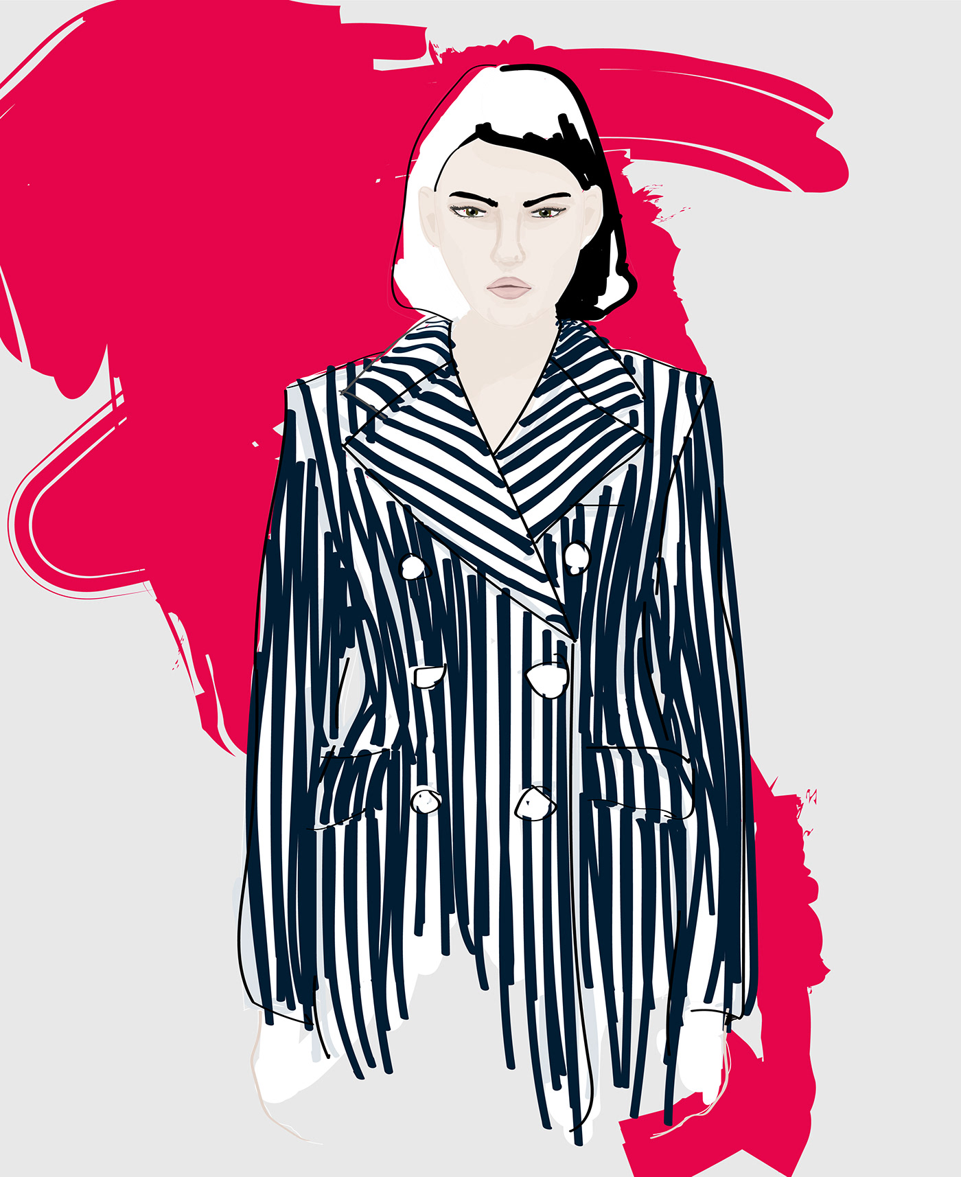fashion illustration Menswear ILLUSTRATION  womenswear fashion design Style Digital Drawing