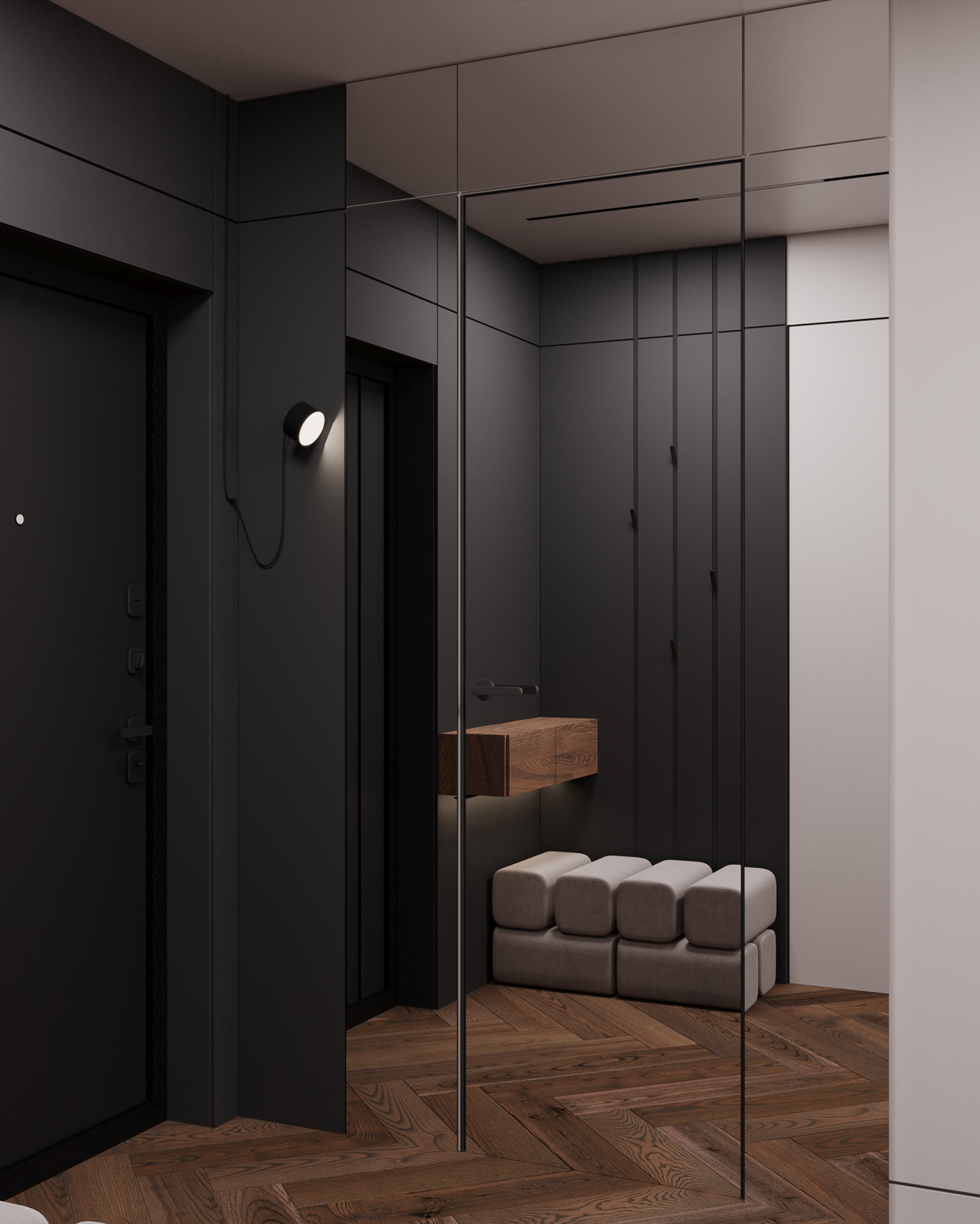 Interior 3ds max interior design  Render visualization 3D corona CGI livingroom kitchen