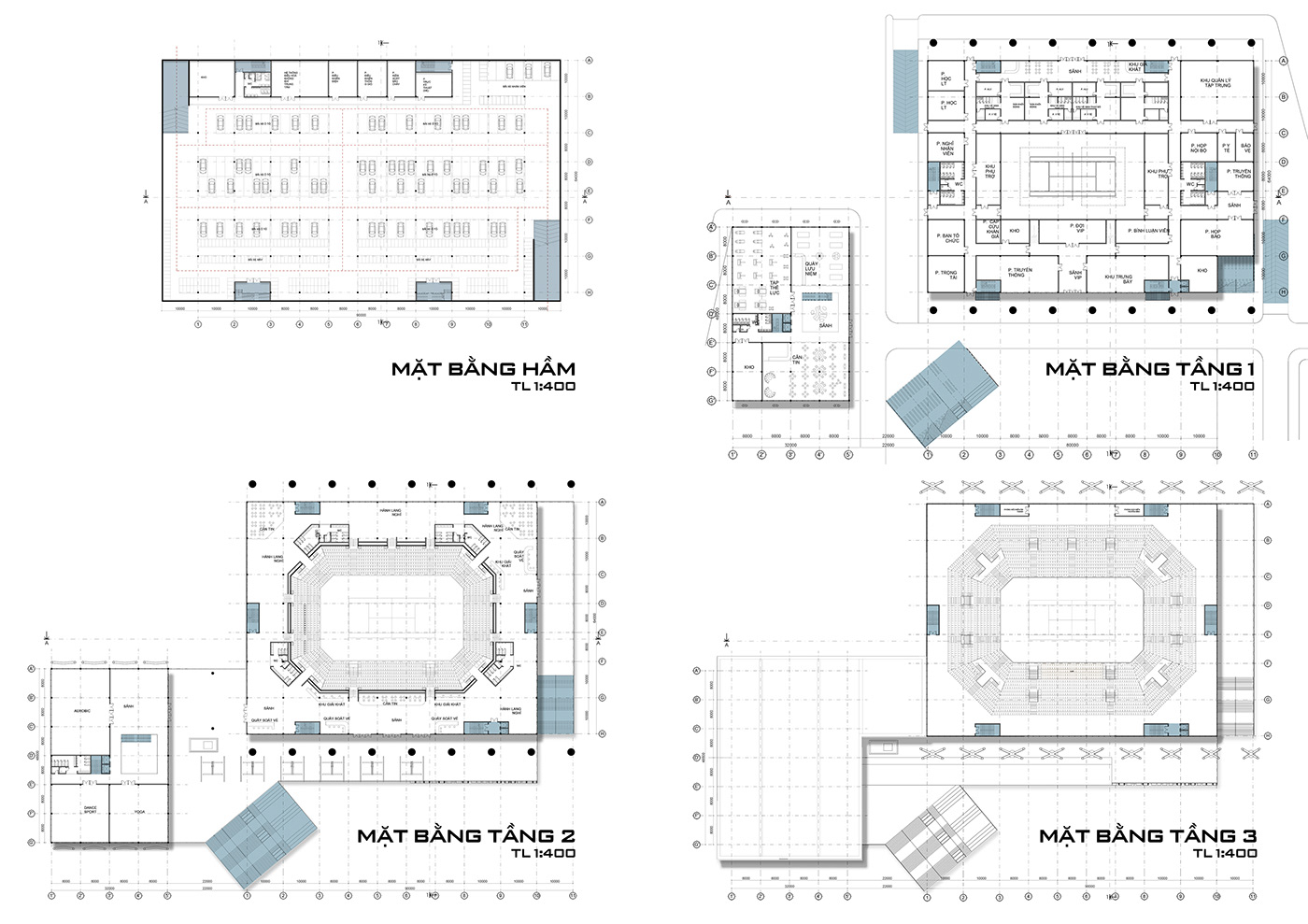 Sport Center tennis court architectural design stadium project architecture student project