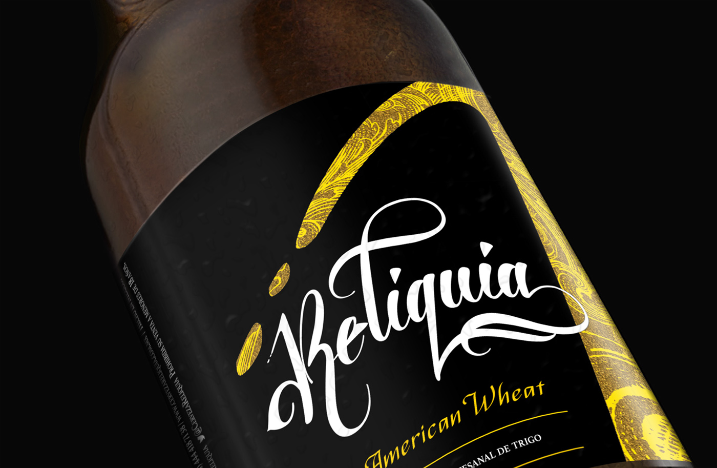 beer cerveza etiqueta relíquia artesanal lettering Calligraphy   branding  Packaging mexico