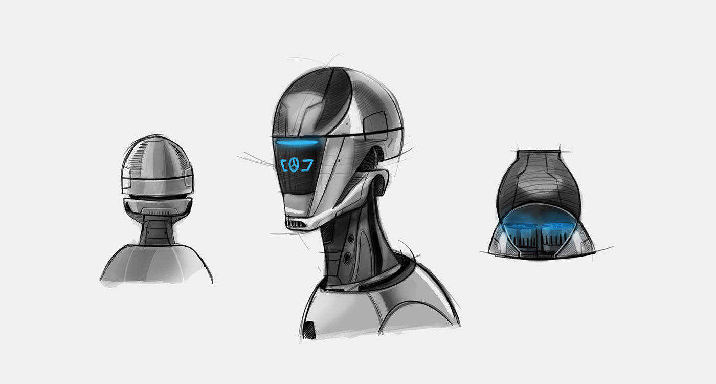 Mercedes Benz mercedes ILLUSTRATION  Technology car inspiration robot creative commercial future