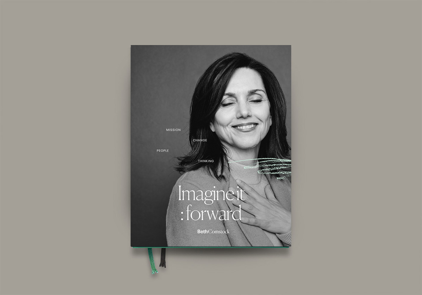 rebranding tipography identity beth comstock corporative lifestyle high-end speaker TED Talk