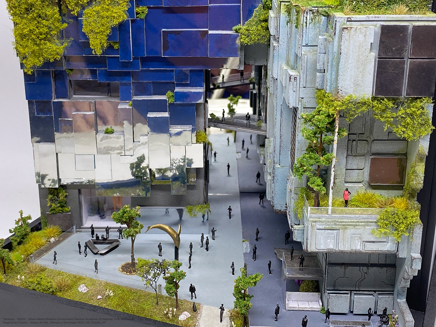 architecture Diorama Dystopia future miniatura Miniature scale sci-fi sculpture Urban Design