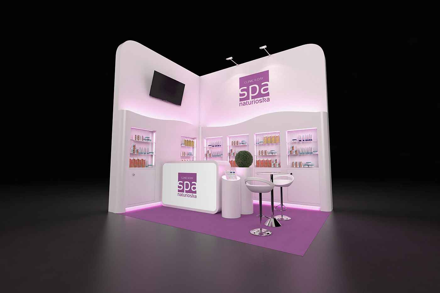 exhibition stand Exhibition Booth 3D