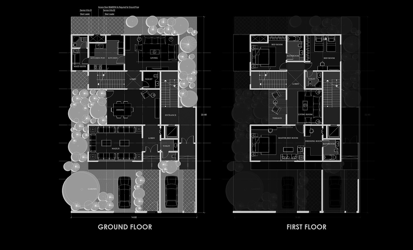 architecture archviz CGI contemporary minimal modern Render Villa visualization vray