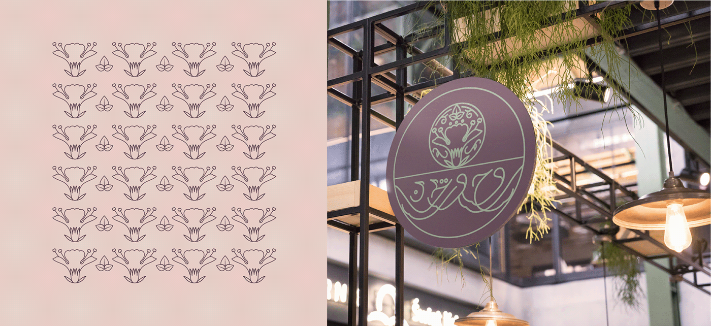 branding  florist flower Flower Shop graphic design  Icon identity logo pattern typography  