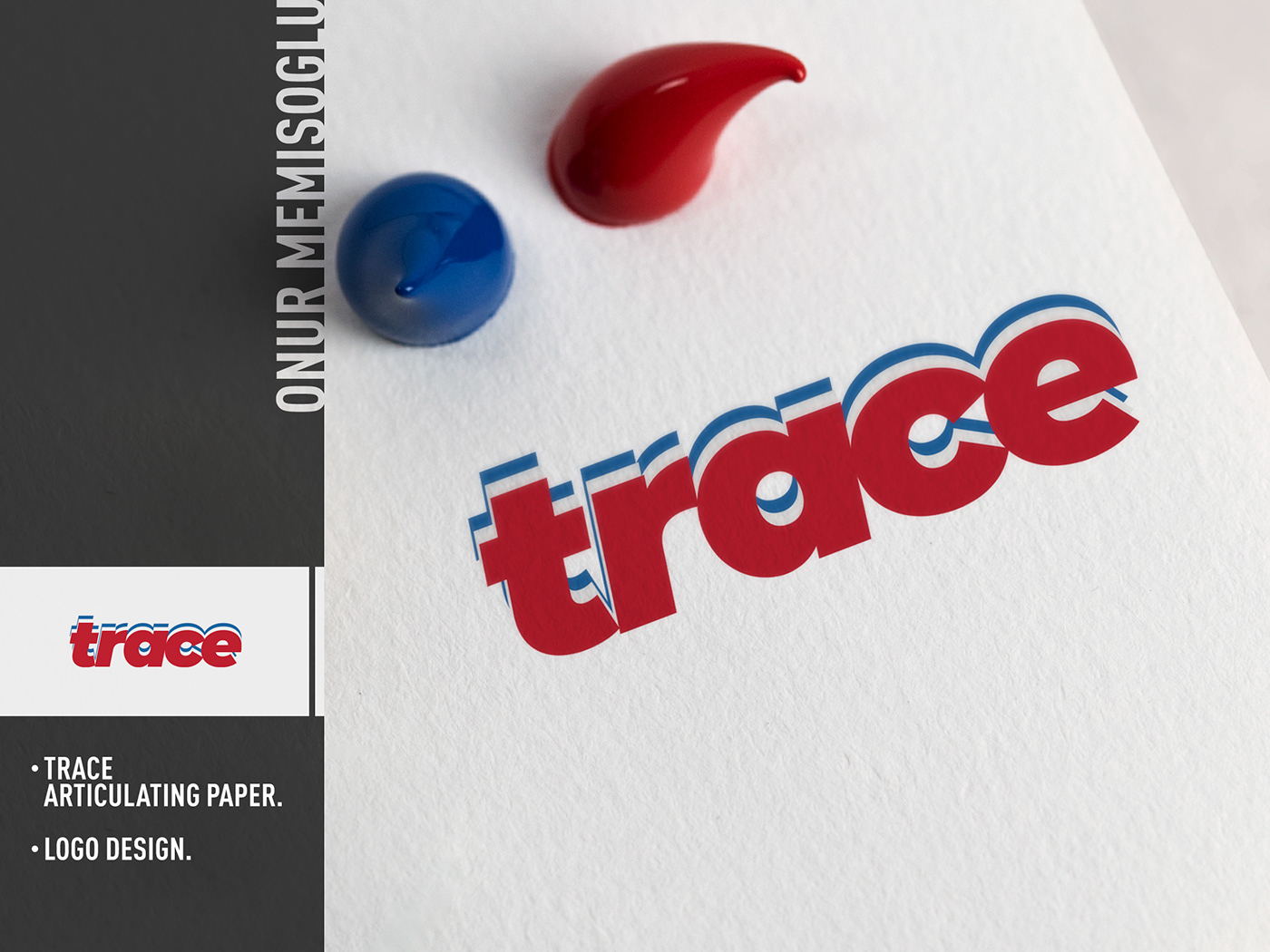 logo Logo Design logos Logotype vector trace graphic design  typography   red blue