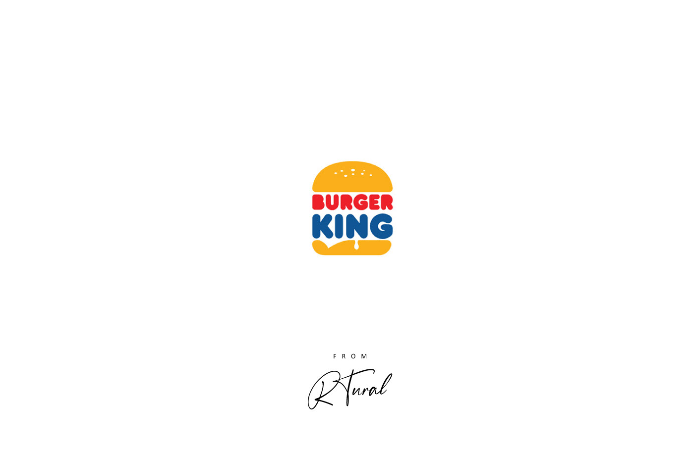 burger king design new branding  hamburger coke identity