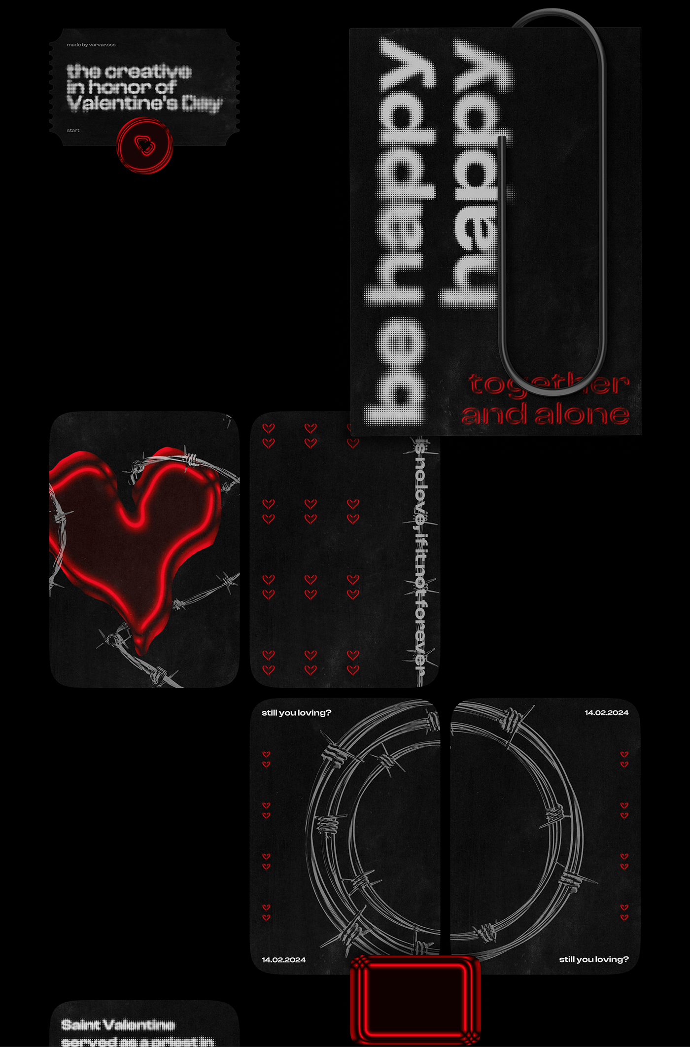 graphic design  graphic valentine heart red creative Valentine's Day