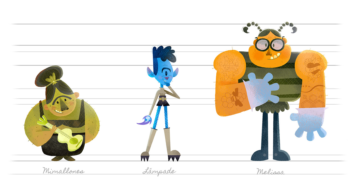 animation  cartoon Character Character design  desenho ILLUSTRATION  paulares personagem series